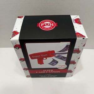 NEW The Fun Workshop Battery Operated Super Cash Cannon with 100 Fake Bills,